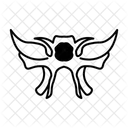 Sphenoid Bone Scary Skeleton Icon