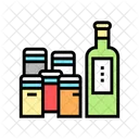 Spice Containers Color Icon