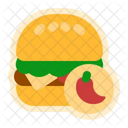 Spicy burger  Icon