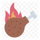 Spicy Chicken Chicken Drumstick Icon