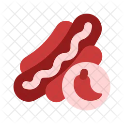 Spicy hotdog  Icon