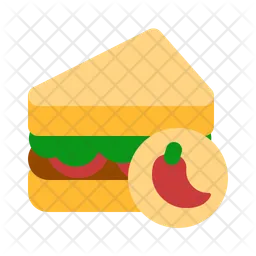 Spicy sandwich  Icon