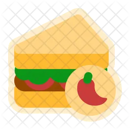 Spicy sandwich  Icon