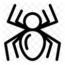 Spiderweb Halloween Ghost Icon