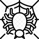 Spider Web Halloween Icon