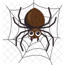 Spider Web Halloween Icon