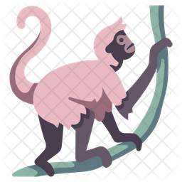 Spider Monkey Icon - Download in Flat Style