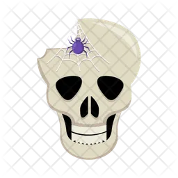 Spider on skull  Icon