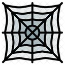 Spider Web Horror Spooky Icon