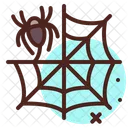 Spider Web Insect Fly Icon