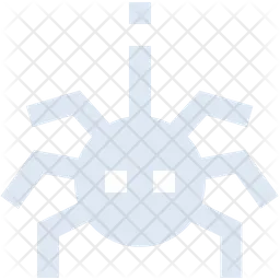 Spider Web And Spider  Icon