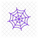 Spider Web Halloween Scary Icon