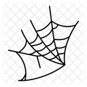 A Hand Drawn Icon Of Spider Web Icon