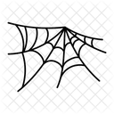A Hand Drawn Icon Of Spider Web Icon
