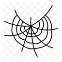 A Hand Drawn Icon Of Spider Web Icon