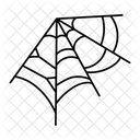 A Hand Drawn Icon Of Spider Web Icon