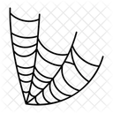 A Hand Drawn Icon Of Spider Web Icon