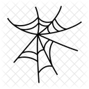 A Hand Drawn Icon Of Spider Web Icon