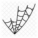 A Hand Drawn Icon Of Spider Web Icon