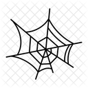 A Hand Drawn Icon Of Spider Web Icon