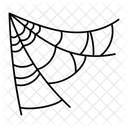 A Hand Drawn Icon Of Spider Web Icon