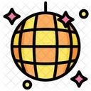 Disco Party Dekoration Symbol