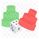 Ludo Spiel Zubehor Symbol