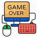 Spiel Vorbei Internetspiel Videospiel Symbol