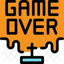 Spiel Vorbei Spiel Beendet Sterben Symbol