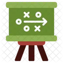 Strategie Spielbuch Plan Symbol