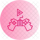 Gaming Neonschilder Videospiele Symbol