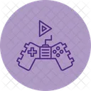 Gaming Neonschilder Videospiele Symbol