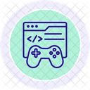 Spieleentwicklung Farbkreis Symbol Icon