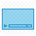 Abspielen Video Bildschirm Symbol