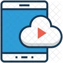 Spieler Mobil Cloud Symbol