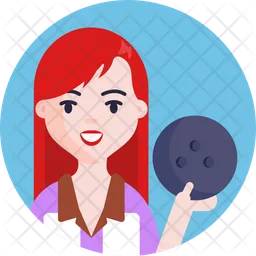 Bowlingspieler  Symbol