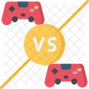 Spieler Vs Controller Symbol