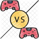 Spieler Vs Controller Symbol