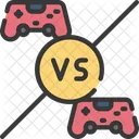 Spieler Vs Controller Symbol