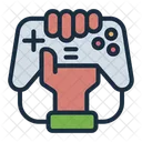 Spielsuchtiger Gaming Controller Icon