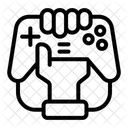 Spielesüchtiger  Symbol