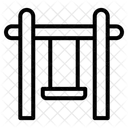 Spielplatzschaukel Symbol