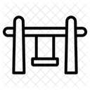 Spielplatzschaukel Symbol