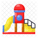 Spielplatz Spielen Set Icon