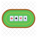 Casinotisch Pokertisch Pokerspiel Symbol