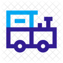 Spielzeug Dampfmaschine Lokomotive Eisenbahn Symbol