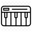 Spielzeugklavier Elektrisches Instrument Musiktastatur Symbol