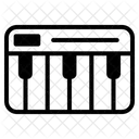 Spielzeugklavier Elektrisches Instrument Musiktastatur Symbol