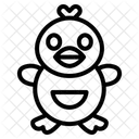 Spielzeug-Küken  Symbol