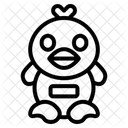 Spielzeug-Küken  Symbol